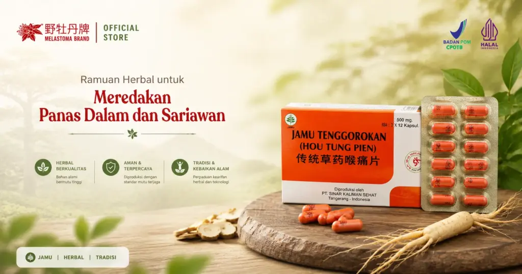 Hou Tung Pien - Jamu Tenggorokan
